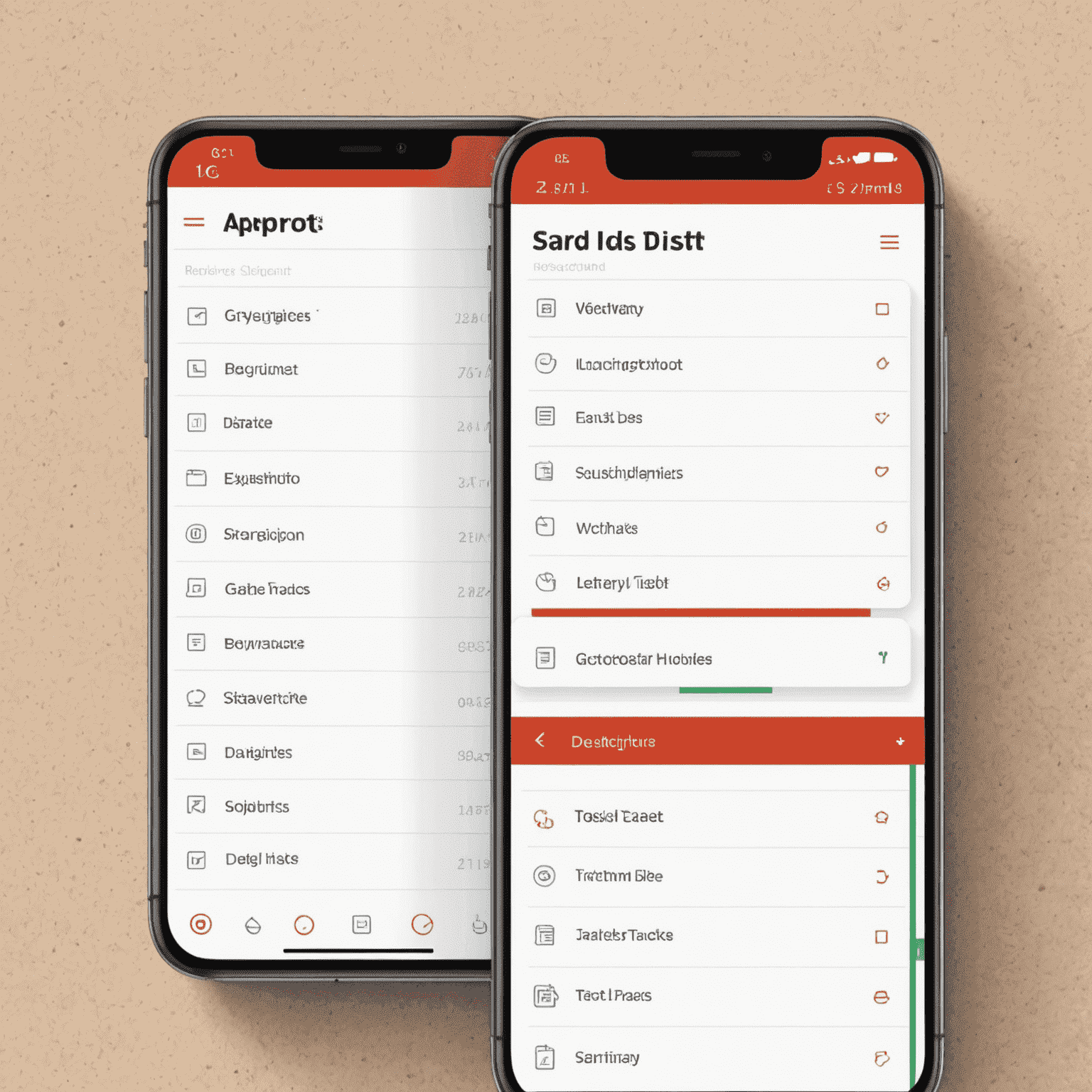 Todoist app interface showing a well-organized task list with categories, due dates, and priority levels